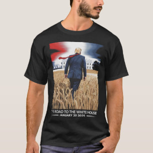 Camiseta Presidente Donald Trump Dia de Inauguração 2025 Vi