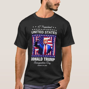 Camiseta Presidente Donald Trump Inauguração Dia 2025