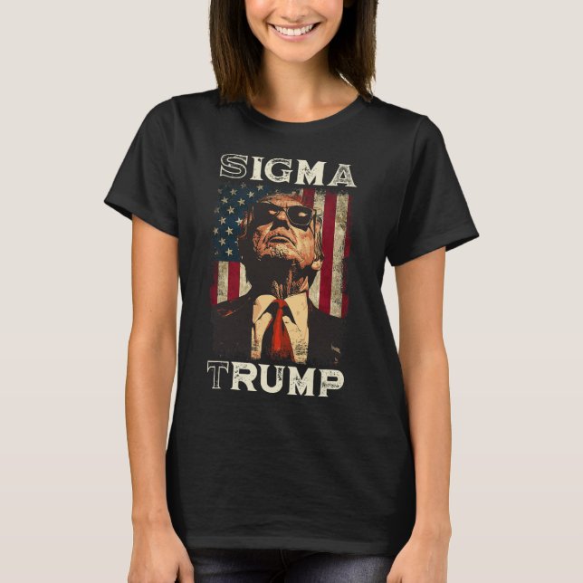 Camiseta Presidente Donald Trump - Sigma Trump (Frente)