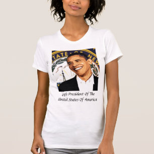 Camiseta Presidente dos Estados Unidos de Obama 45Th