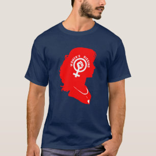 Camiseta presidente em ascensão das mulheres