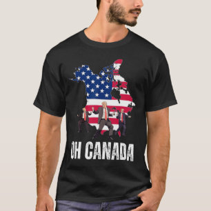 Camiseta Presidente Engraçado Donald Trump Oh Canadá EUA Am