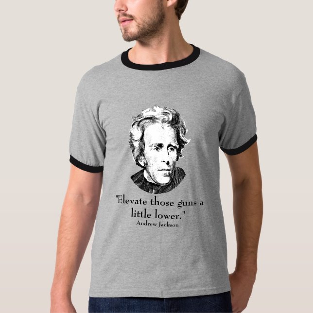 Camiseta Presidente Jackson e citações (Frente)