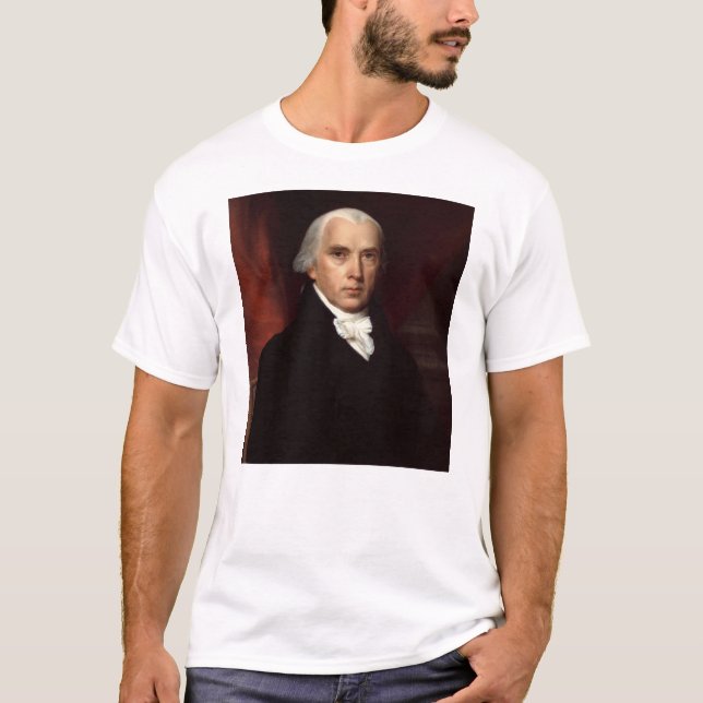 Camiseta Presidente James Madison Retrato de John Vanderlyn (Frente)
