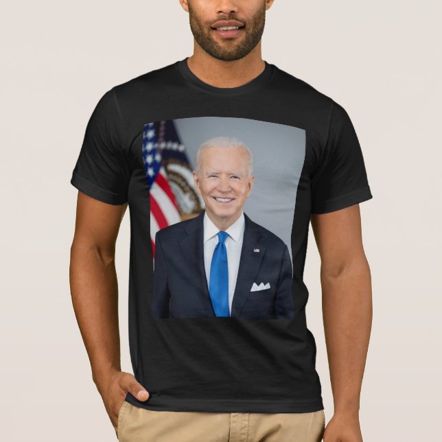 Camiseta Presidente Joe Biden White House Retrato (Frente)