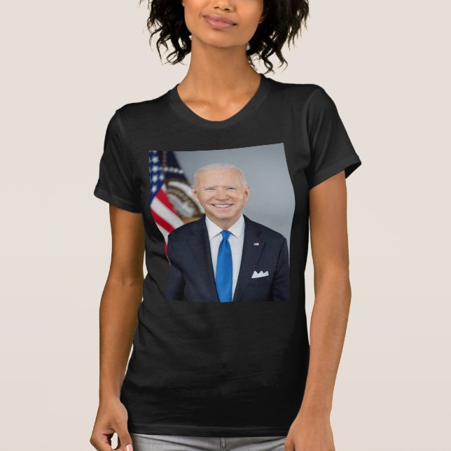 Camiseta Presidente Joe Biden White House Retrato (Frente)