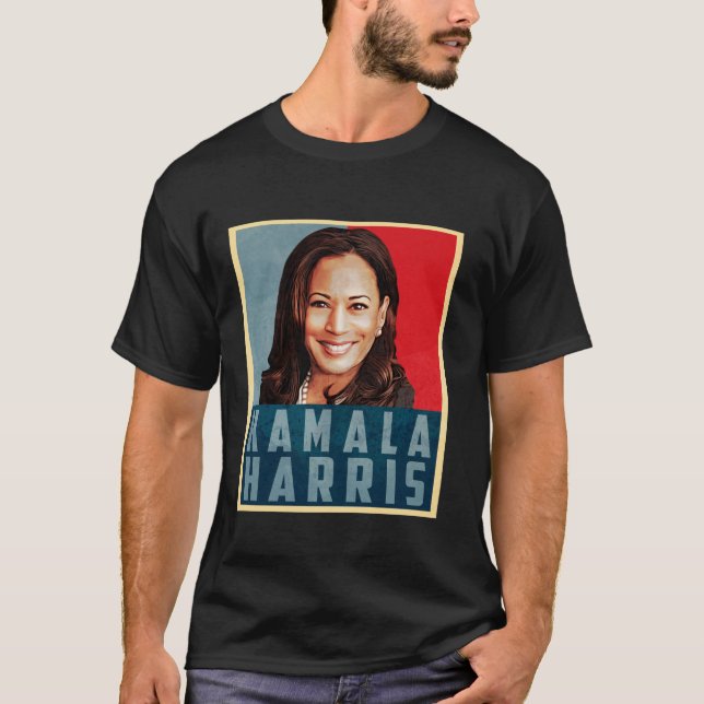 Camiseta Presidente Kamala Harris Presente de posse Retro 2 (Frente)