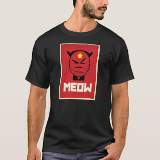 Camiseta Presidente Mao de China como o gato comunista