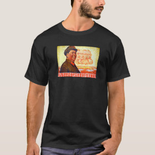 Camiseta Presidente Mao Zedong E Outros Líderes Comunistas