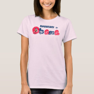 Camiseta Presidente Obama 2012 no Havaí
