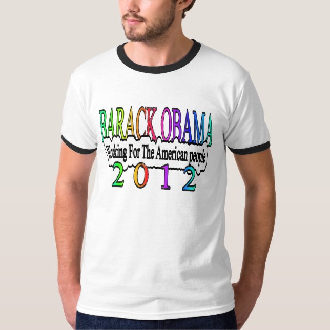 Camiseta presidente Obama do Re-elect (Frente)