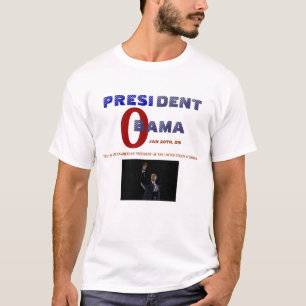 CAMISETA PRESIDENTE OBAMA INAUGURAÇÃO T-SHIRT