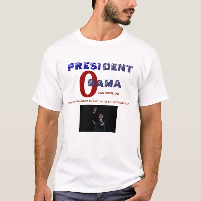 CAMISETA PRESIDENTE OBAMA INAUGURAÇÃO T-SHIRT (Frente)