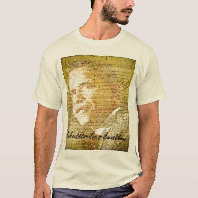Camiseta Presidente Obama Nós Pessoas (Frente)