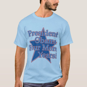 Camiseta Presidente Obama quatro mais anos
