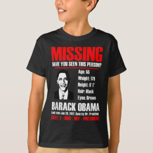Camiseta Presidente Obama T Shirt ausente