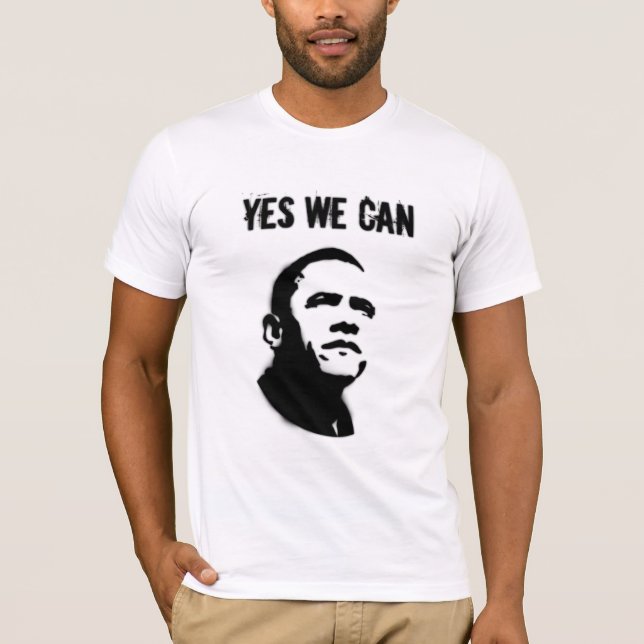 CAMISETA PRESIDENTE OBAMA YWC-ONE VOZ DISCURSO (Frente)