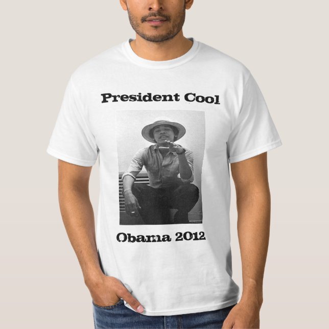 Camiseta Presidente Refrigerar/presidente novo Obama (Frente)