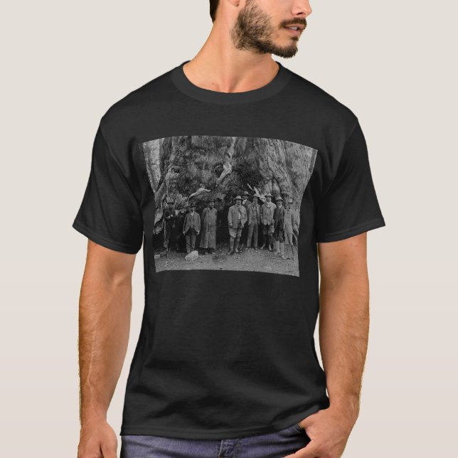 Camiseta Presidente Roosevelt e John Muir California 1903 (Frente)
