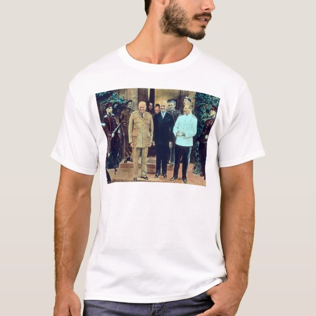 Camiseta Presidente Truman e Josef Stalin (Frente)