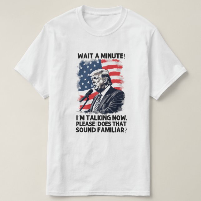 Camiseta Presidente Trump 2024 (Frente do Design)