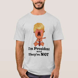 Camiseta Presidente Trump, Donald Trump, Chore Baby, Man Ch