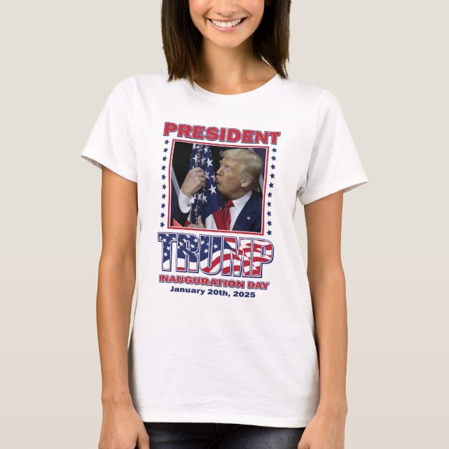 Camiseta Presidente Trump Inauguração (Frente)