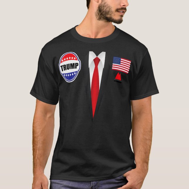 Camiseta Presidente Trump Shirt Suje Halloween Figurume pre (Frente)