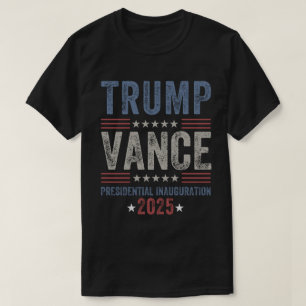 Camiseta Presidente Trump Vance Dia de Posse 2025 EUA