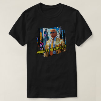 Camiseta Presidente Trump - Vencedores Nunca Sair
