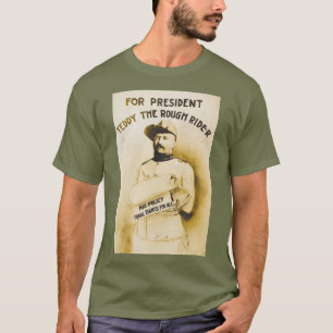 Camiseta Presidente Ursinho - Rough Rider 🫎 Roosevelt