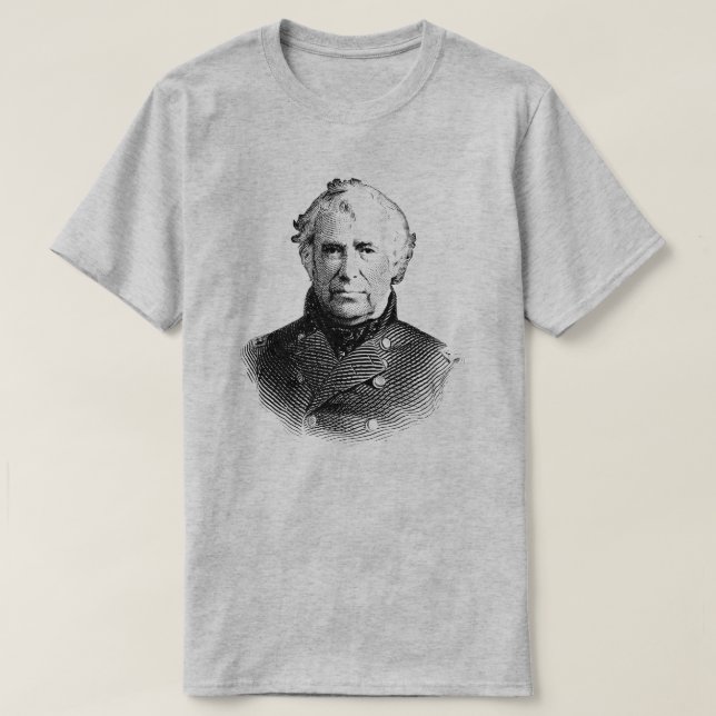 Camiseta Presidente Zachary Taylor (Frente do Design)