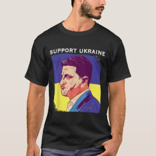 Camiseta Presidente Zelensky Ucrânia Volodymyr Zelensky Ucr