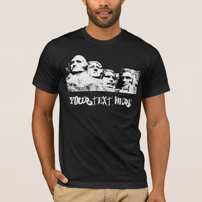 Camiseta Presidentes do Monte Rushmore (Frente)