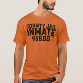 Camiseta Presidiário da Cadeia do Condado de Halloween Fant