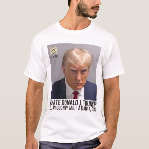 Camiseta Preso Donald J. Trump Fulton County Jail Georgia