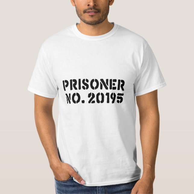 Camiseta Preso Nº 20195 (Frente)