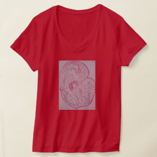 Camiseta Preso na Asa Enredada de uma Borboleta