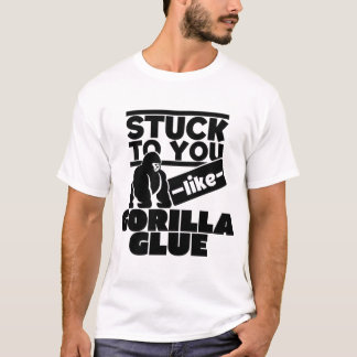 Camiseta Preso para você como Gorilla Glue, Glue de Cabelo