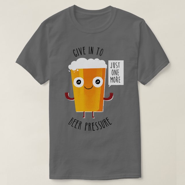 Camiseta Pressão da cerveja (Frente do Design)