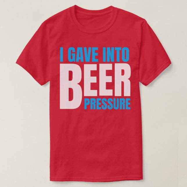 CAMISETA PRESSÃO HUMOR DA CERVEJA (Frente do Design)