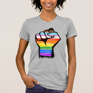 Camiseta Pressão Inclusiva do Orgulho de Progresso