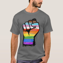Camiseta Pressão Inclusiva do Orgulho de Progresso