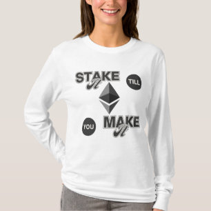 Camiseta Pressioná-Lo Até Tornar O Ethéum Crypto Hustle™