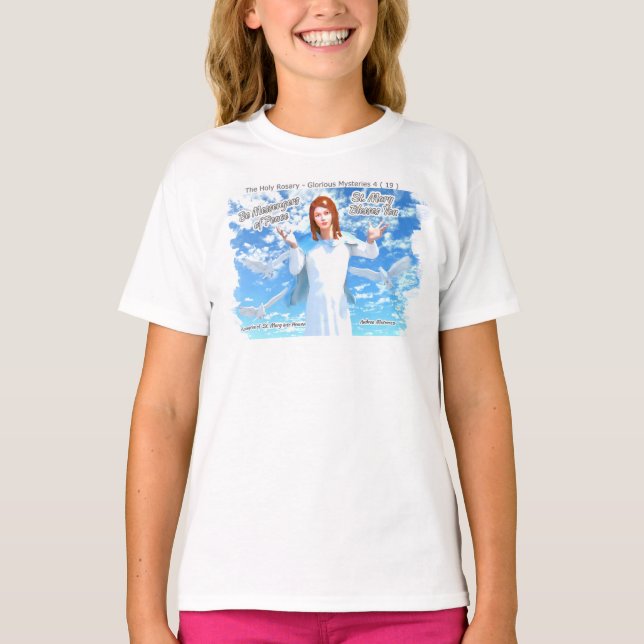Camiseta Pressuposição de Ruas. Maria no Céu (Frente)