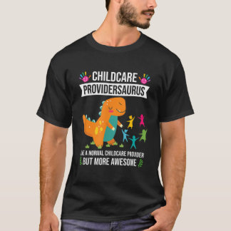 Camiseta Prestação de cuidados infantis em dinossauro