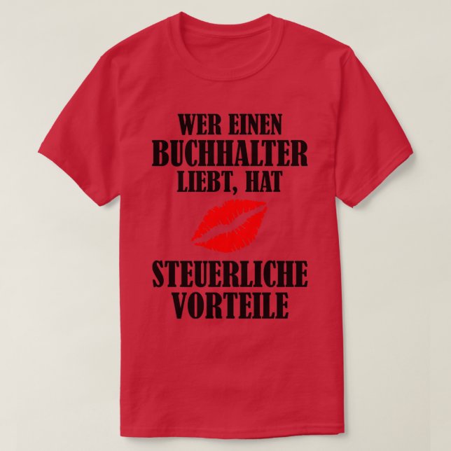 Camiseta Prestações fiscais de amor de conta (Frente do Design)