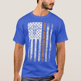 Camiseta Prestador de Serviços de Enfermeira Familiar Flag