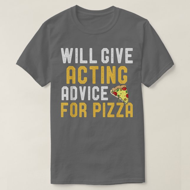 Camiseta Prestará Aconselhamento De Geek Para Ator Engraçad (Frente do Design)