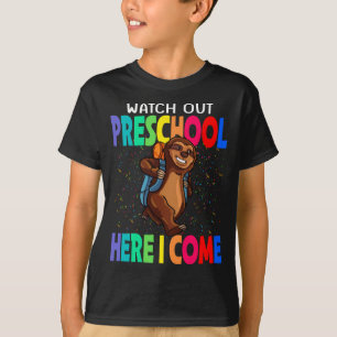 Camiseta Preste atenção na pré-escola, eu venho